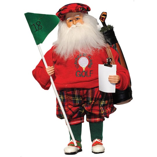 Santa's Workshop 15" Rather Be Playing Golf Santa